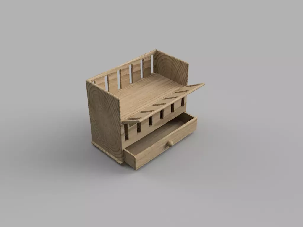 Baby Cot or Crib 3D print model_0