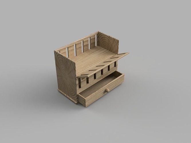 Baby Cot or Crib 3D print model