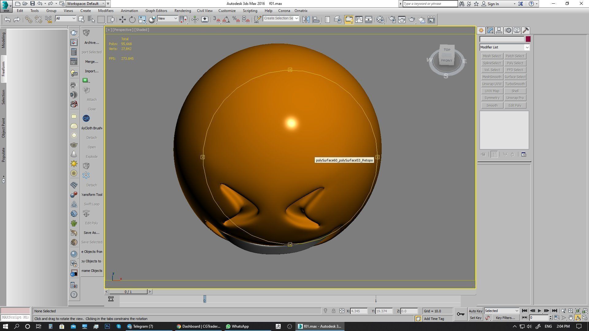 Emoji Grinning Squinting Face 3D model_7
