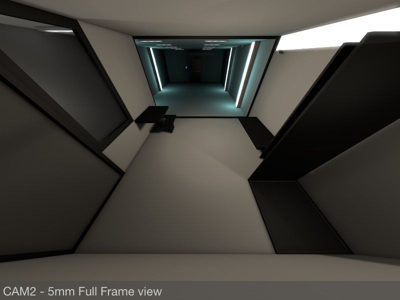 Super Criminal Hi-Tech Lockup Scene Low Poly Game Model Low-poly 3D model_6