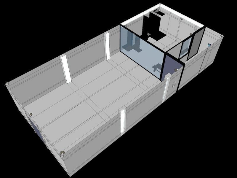 Super Criminal Hi-Tech Lockup Scene Low Poly Game Model Low-poly 3D model_17