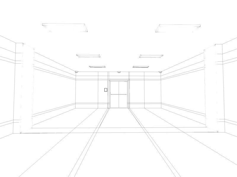 Super Criminal Hi-Tech Lockup Scene Low Poly Game Model Low-poly 3D model_18