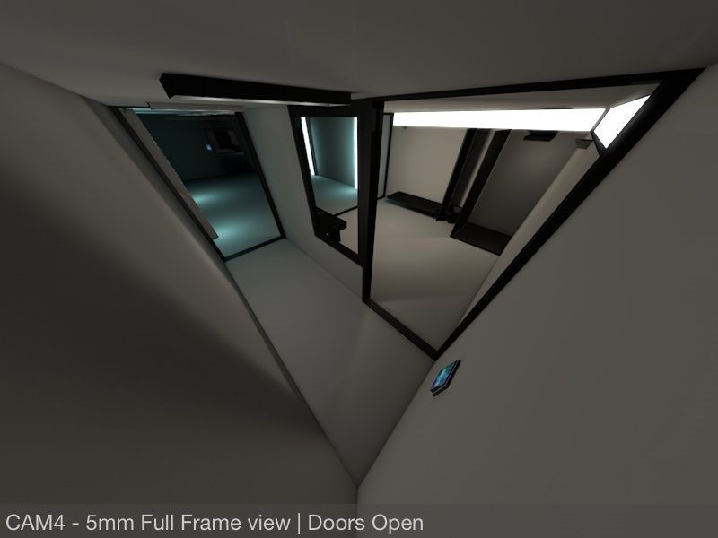 Super Criminal Hi-Tech Lockup Scene Low Poly Game Model Low-poly 3D model_5