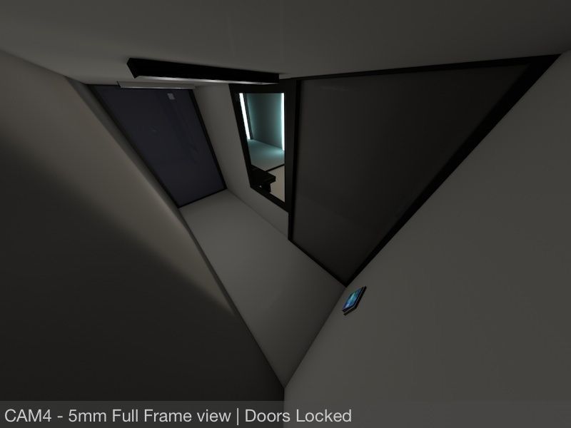 Super Criminal Hi-Tech Lockup Scene Low Poly Game Model Low-poly 3D model_7