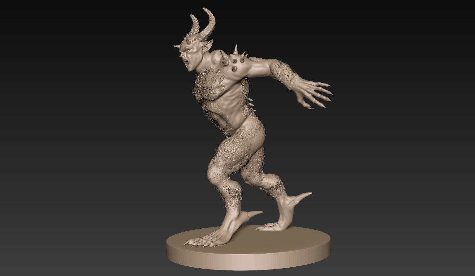 Demon Creature 3D model_3
