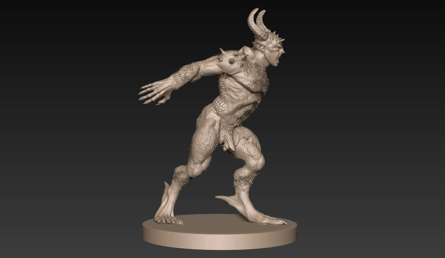 Demon Creature 3D model_5