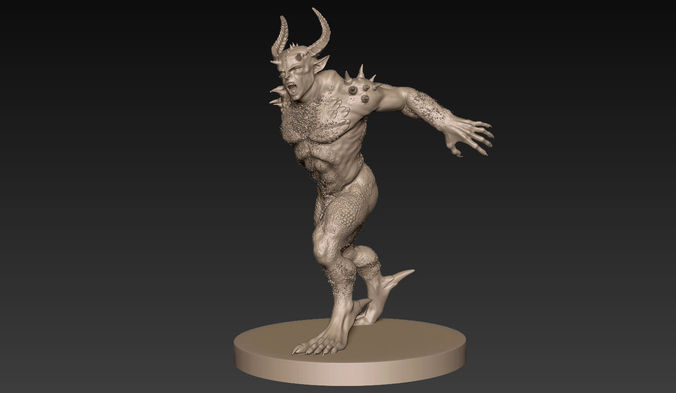 Demon Creature 3D model