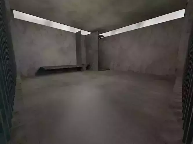 Super Criminal Worn Out Lockup Scene Low Poly Game Model