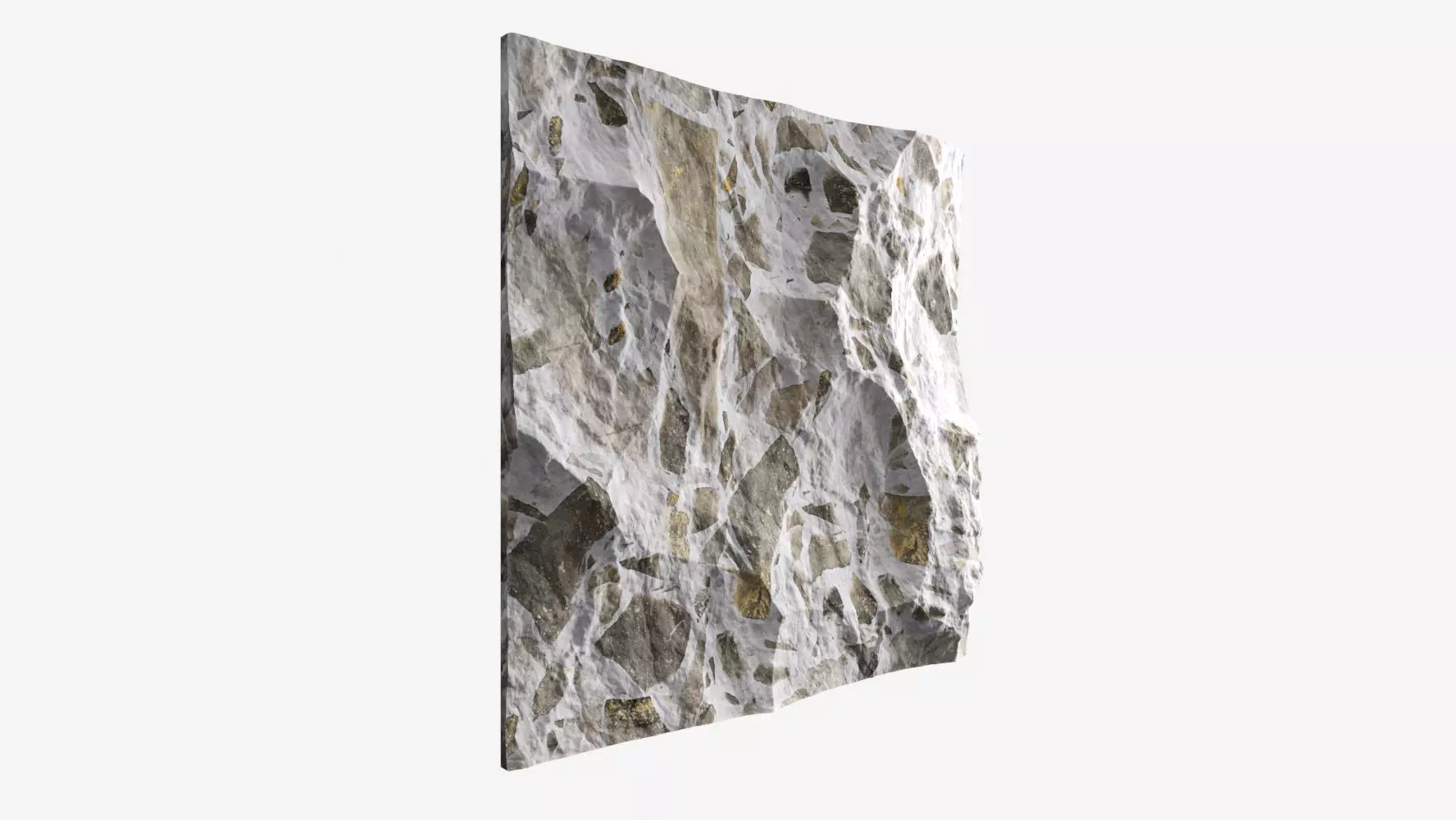 421-RockPanel rock wall 3D model