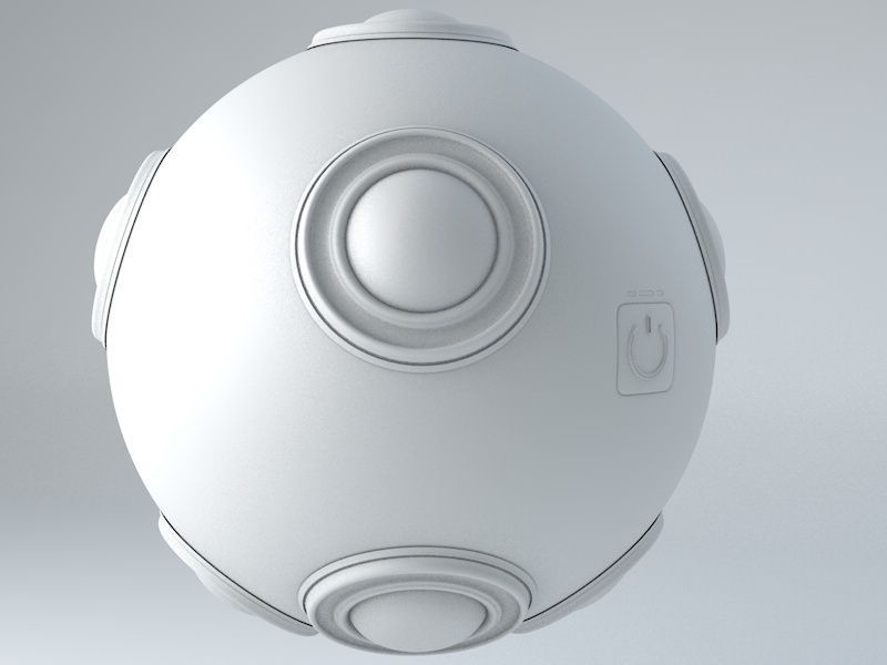 VR 360 Camera 3D model_2