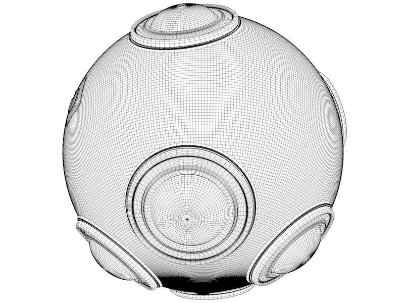 VR 360 Camera 3D model_7