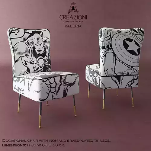 Creazioni Valeria chair 3D model