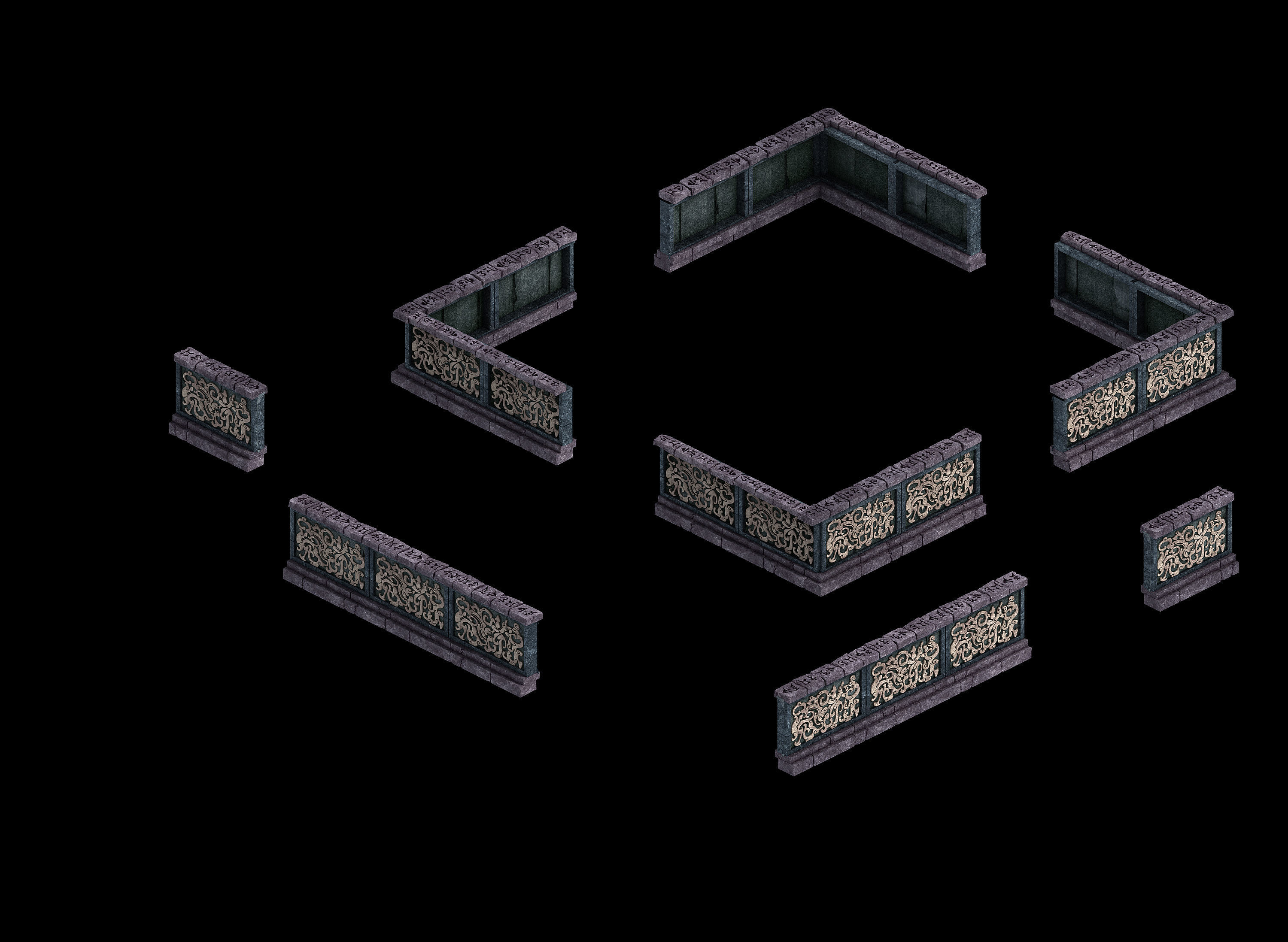 Shura Heaven-Taizi Sidebar 3D model_1