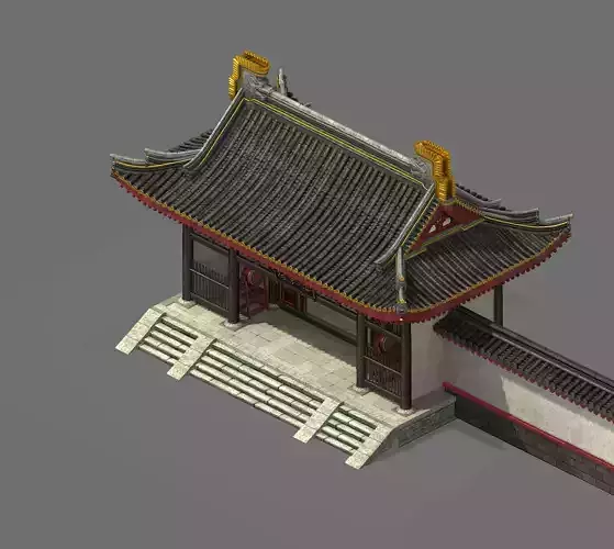 Yamen-Gate-Drum chinese temple