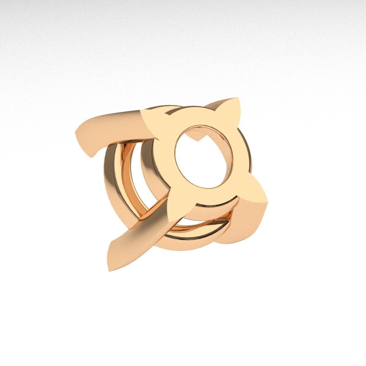 A package of solitaire ring heads engagement 4 prong printable 3D print model_3