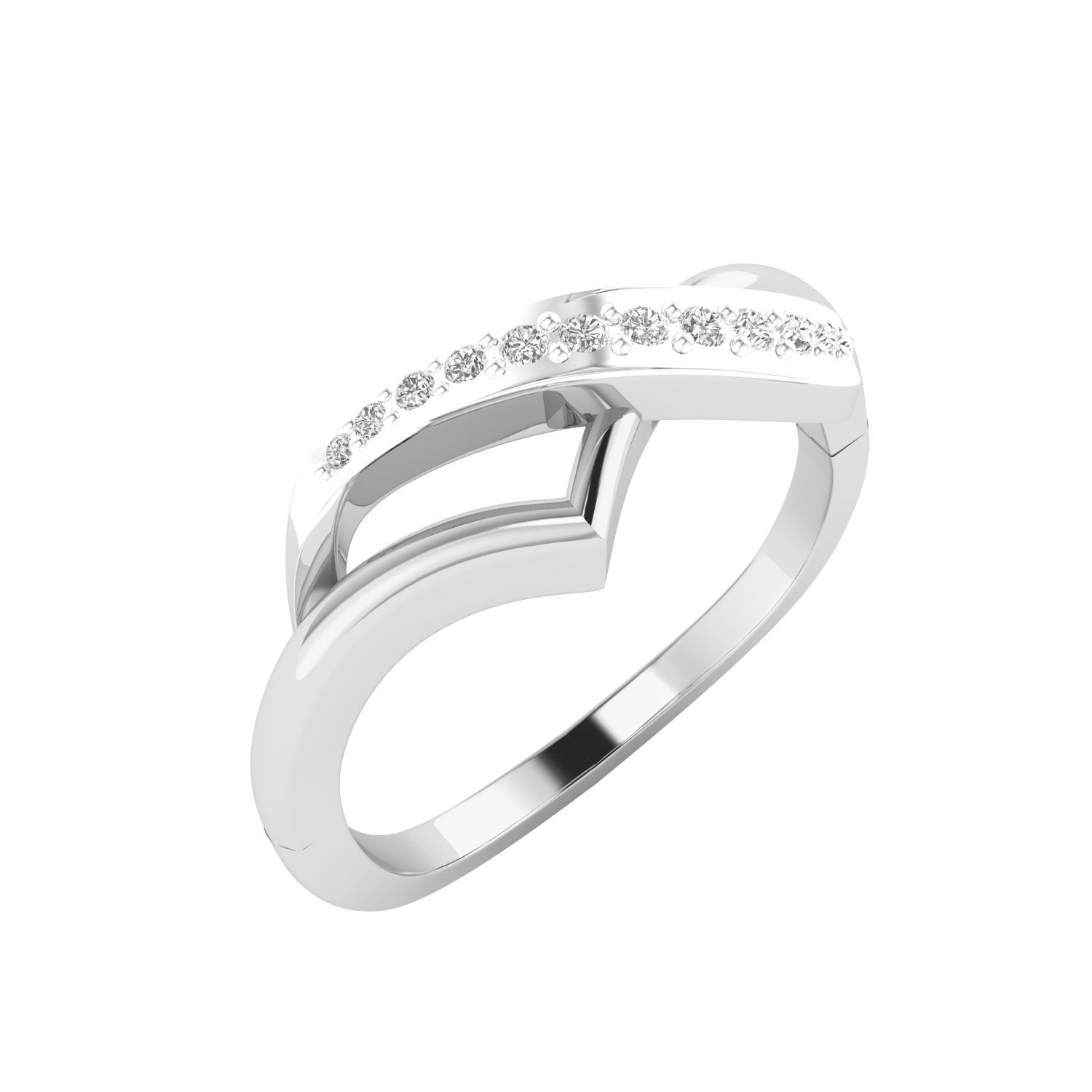 Women ring 3dm render 3D print model 3D print model_3