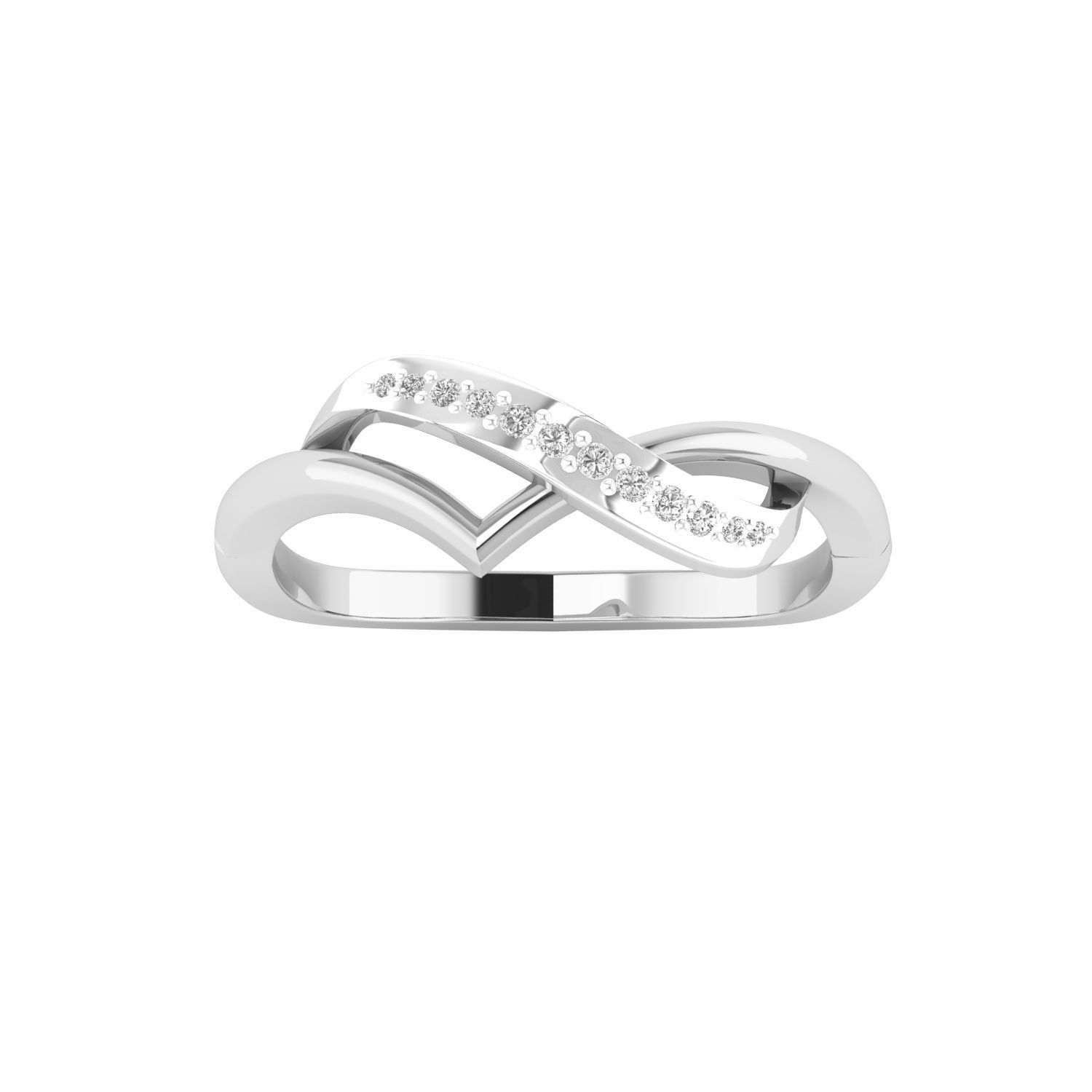 Women ring 3dm render 3D print model 3D print model_8