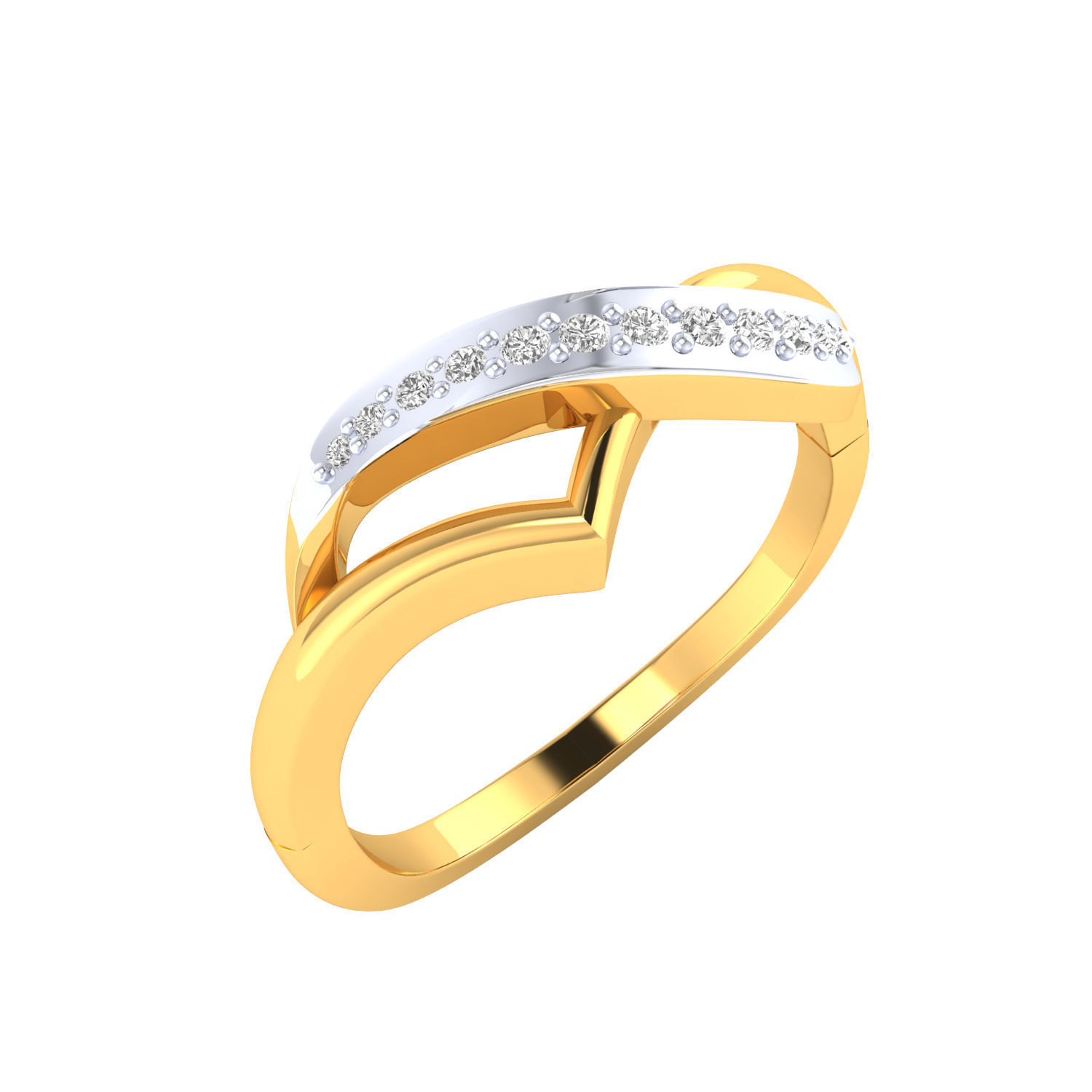 Women ring 3dm render 3D print model 3D print model_2