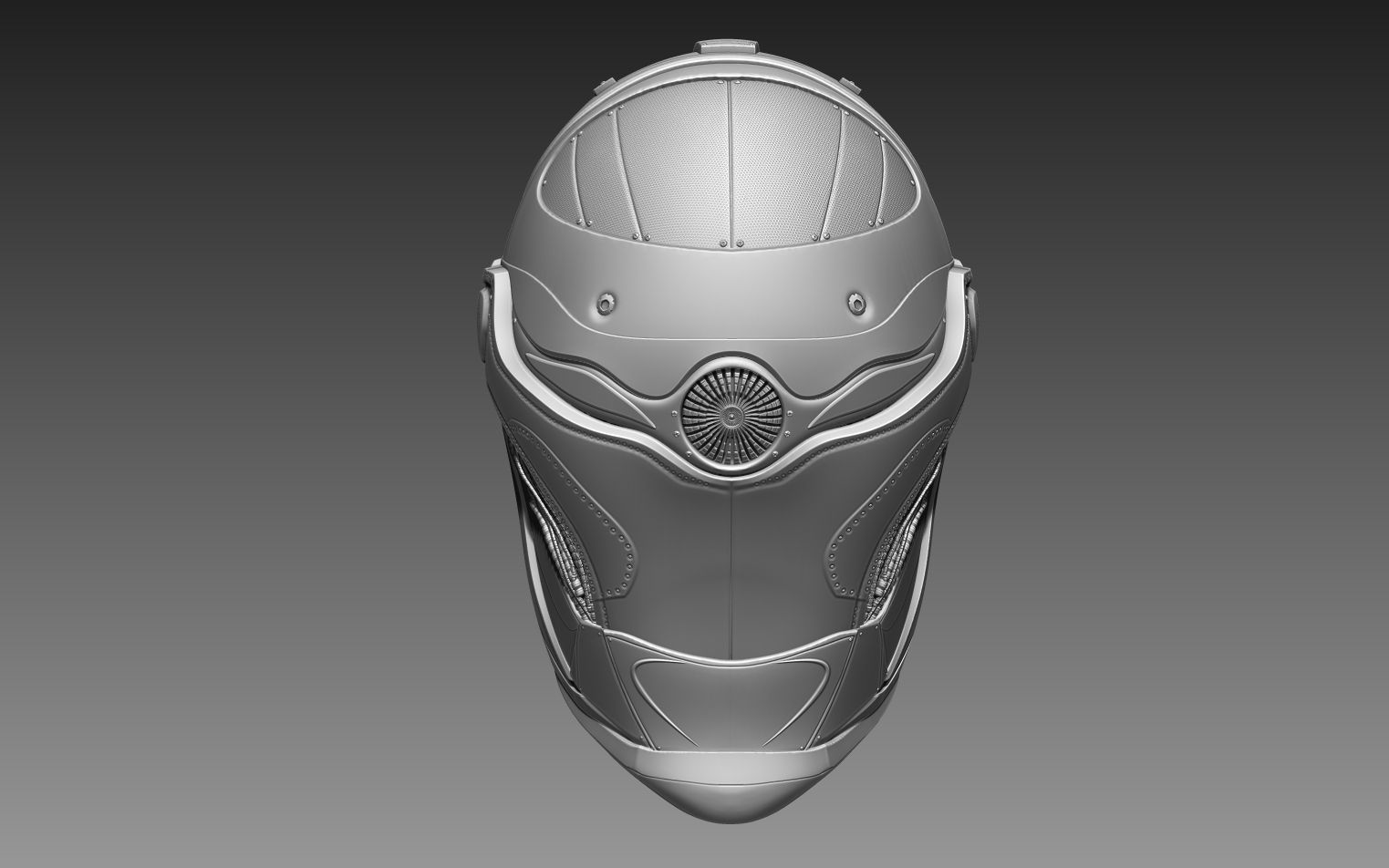 Sci-Fi Helmet 3D model_7