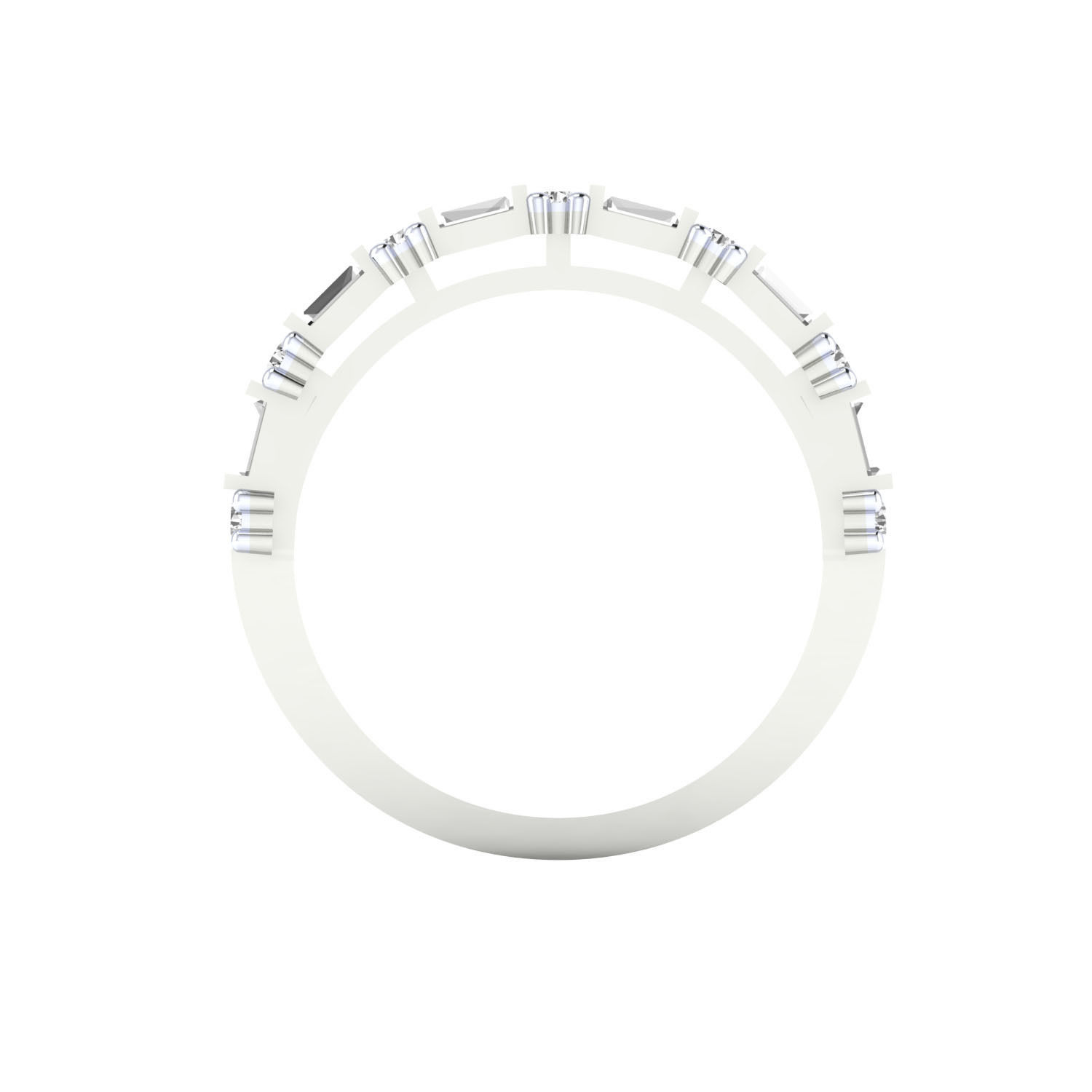 Women ring 3dm render 3D print model 3D print model_7