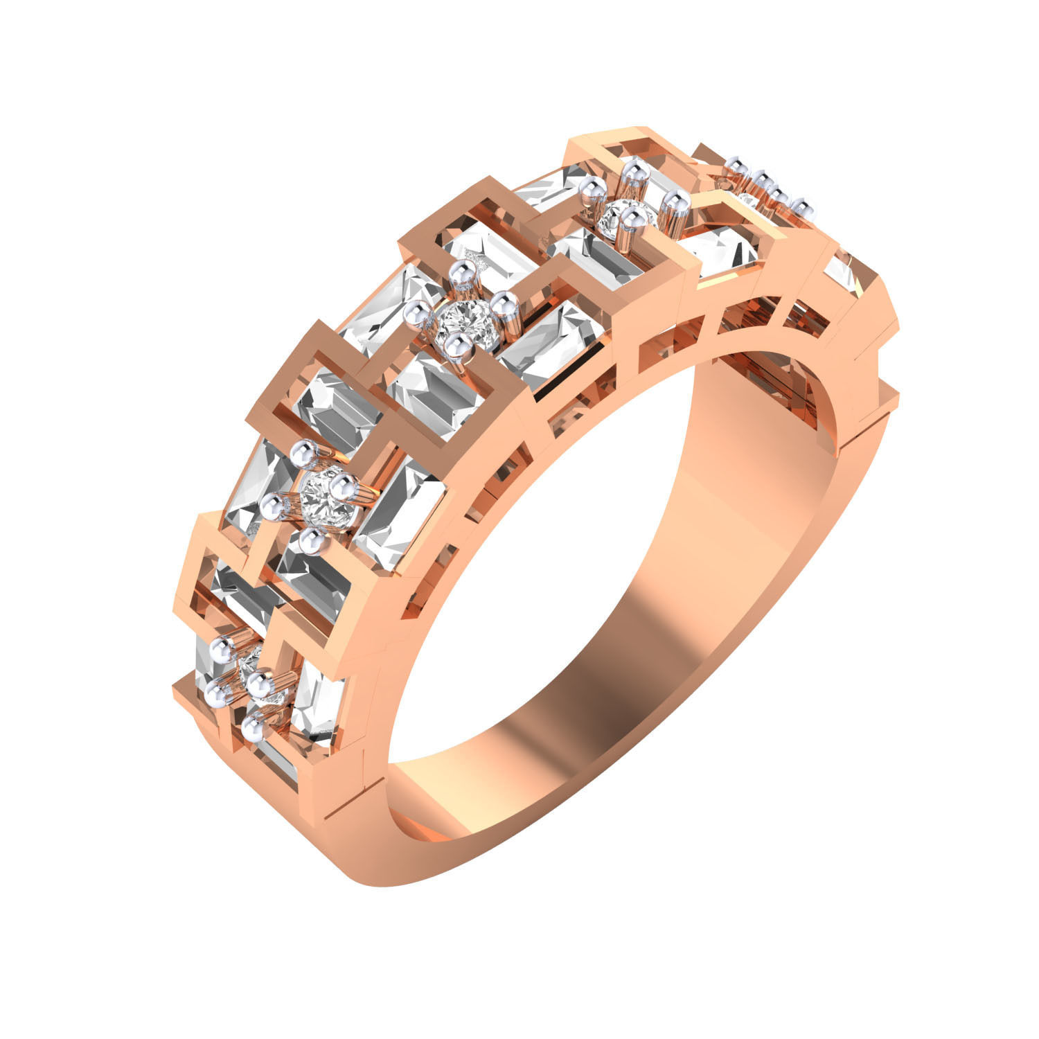 Women ring 3dm render 3D print model 3D print model_1