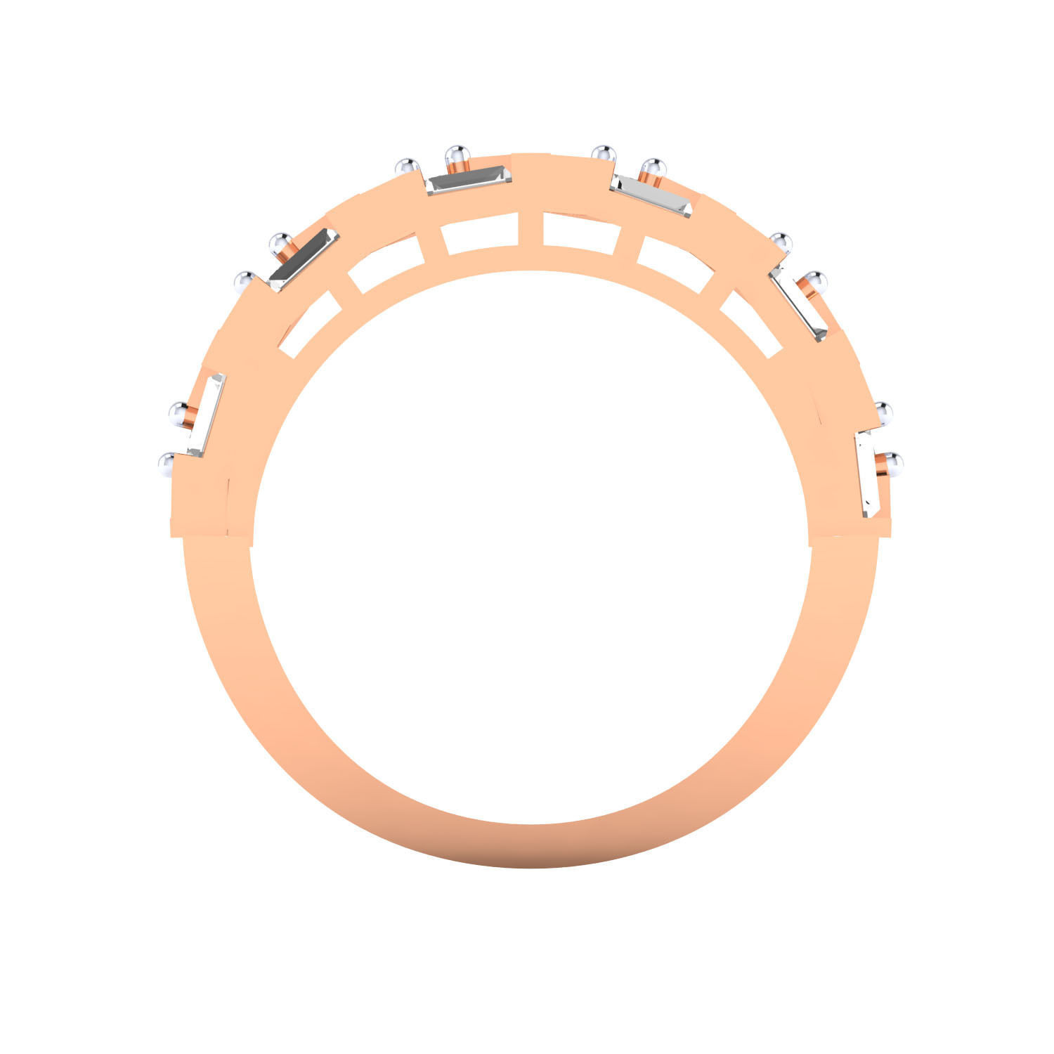 Women ring 3dm render 3D print model 3D print model_3