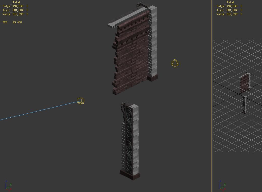 Willow Fall-Purgatory Wall 02 3D model_5