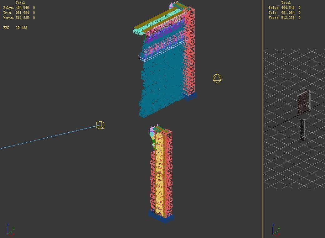 Willow Fall-Purgatory Wall 02 3D model_4