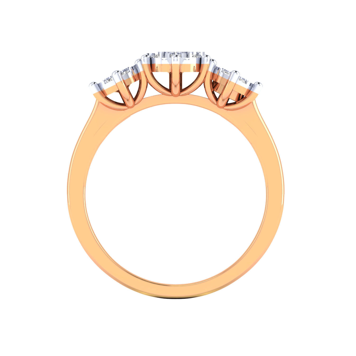 Women ring 3dm render 3D print model 3D print model_4