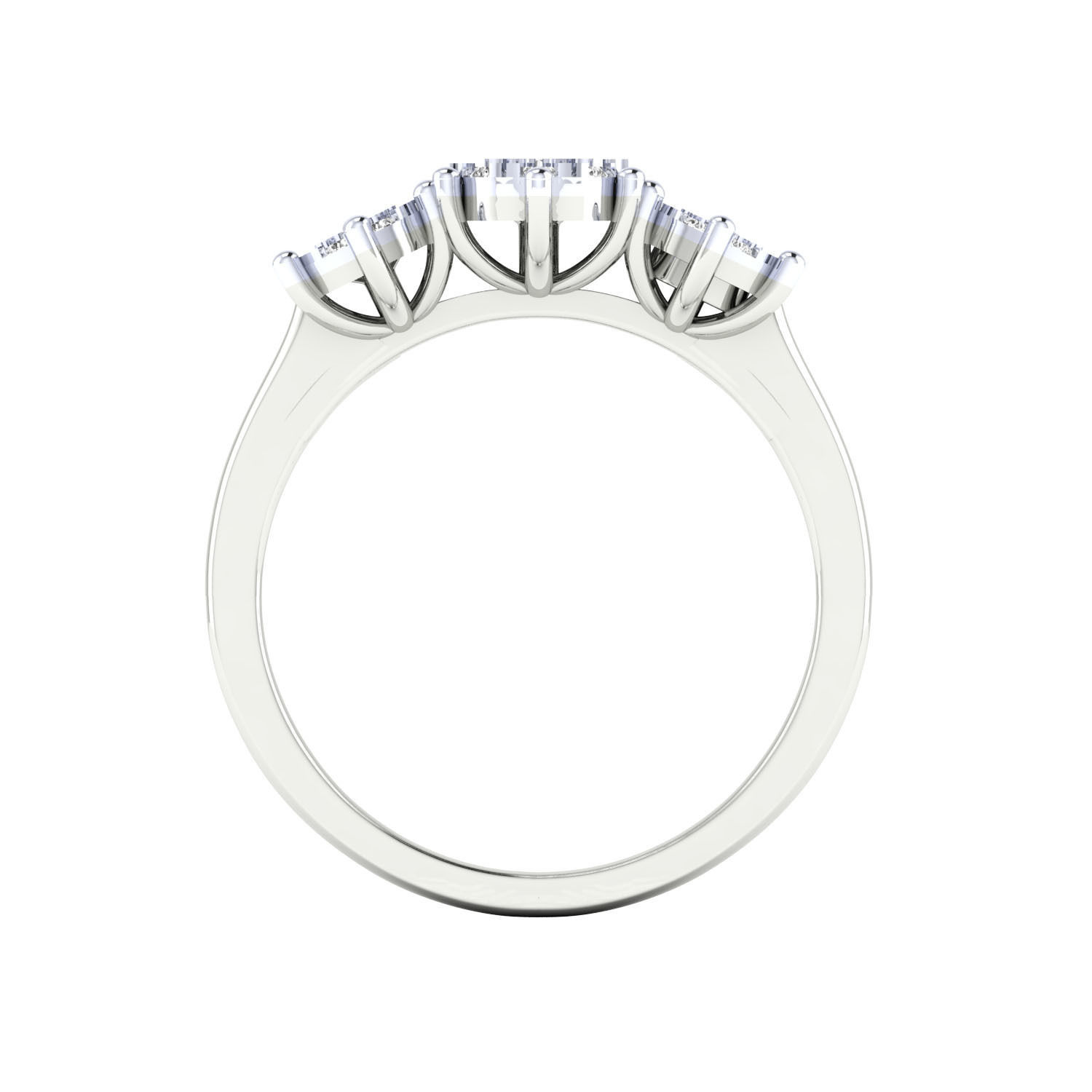 Women ring 3dm render 3D print model 3D print model_5