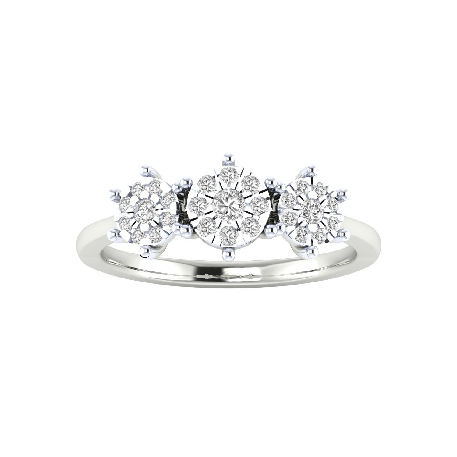 Women ring 3dm render 3D print model 3D print model_10