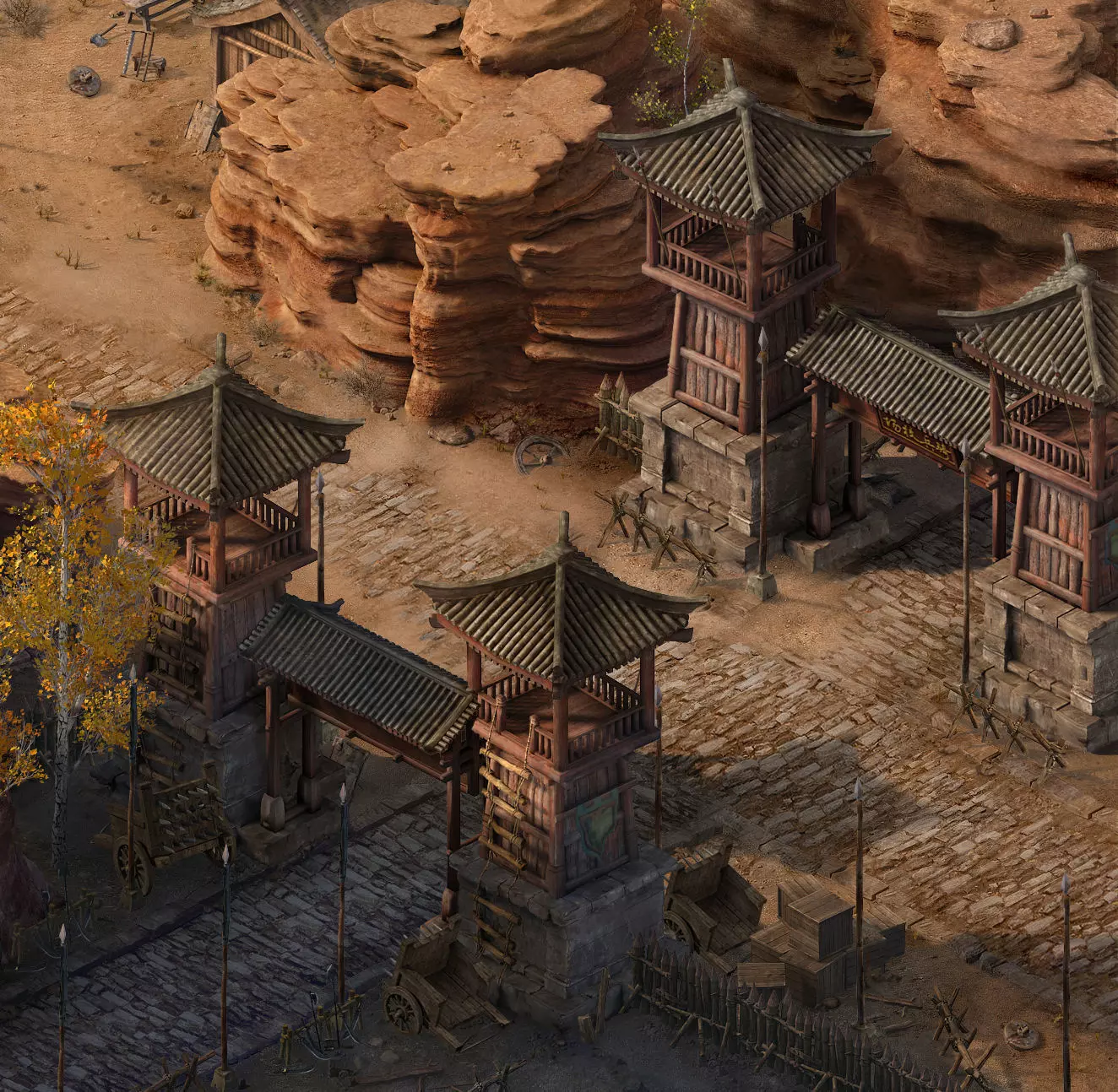 Fortress-Entrance Building 12 3D model_0