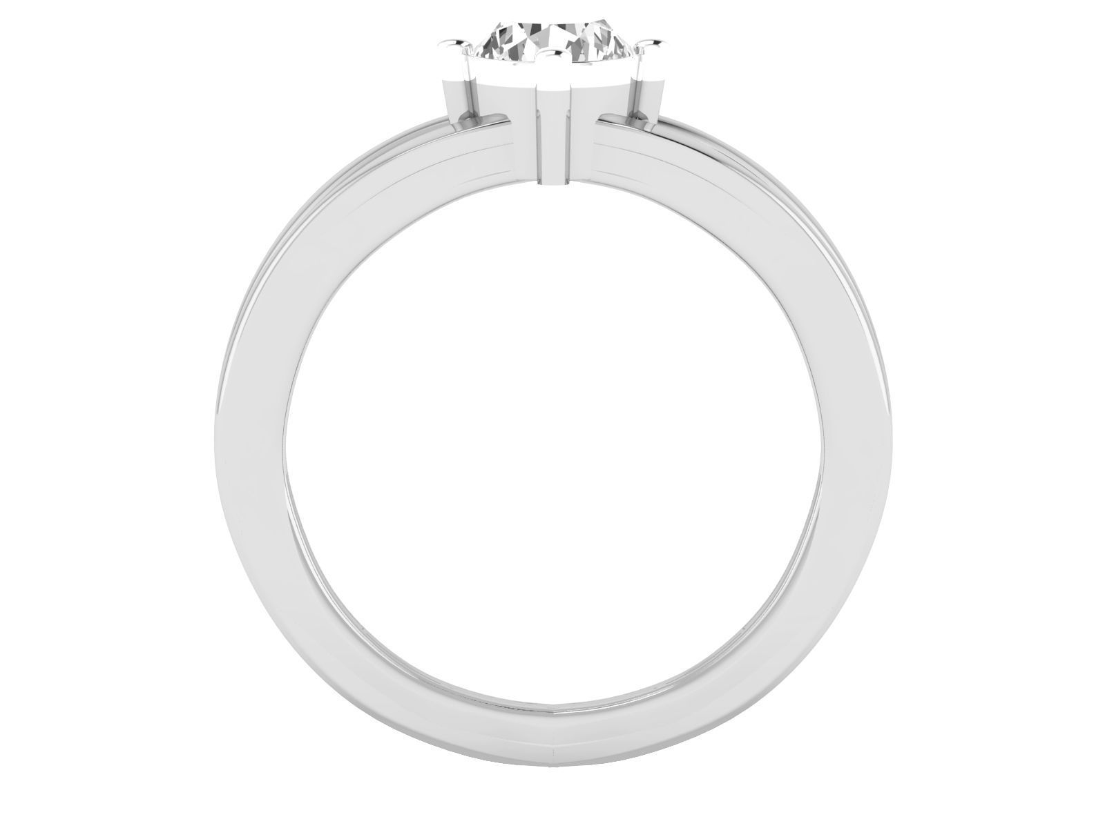 Women ring 3dm render 3D print model 3D print model_10