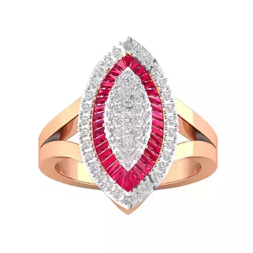 Women cocktail ring 3dm render 3D print model 3D print model