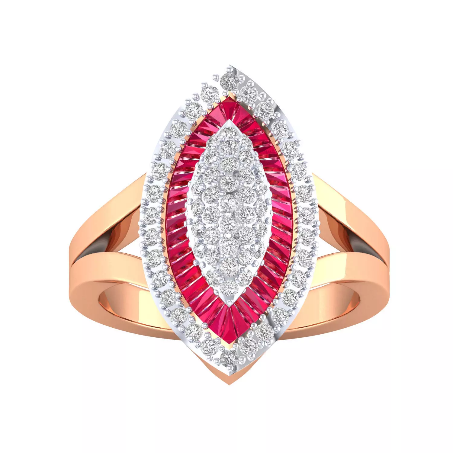 Women cocktail ring 3dm render 3D print model 3D print model_0