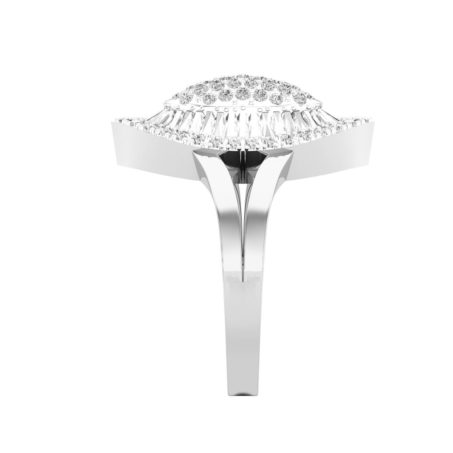 Women cocktail ring 3dm render 3D print model 3D print model_6