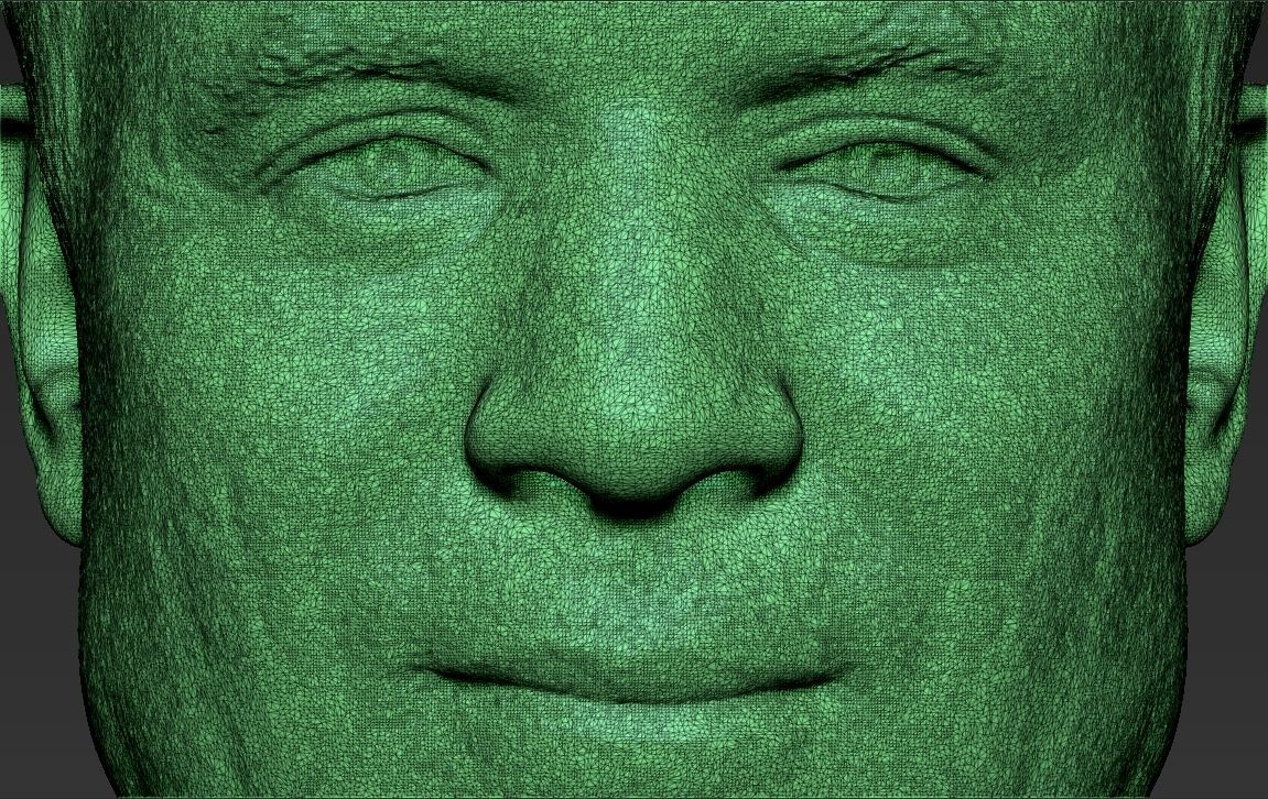 John McCain bust 3D printing ready stl obj formats 3D print model_30