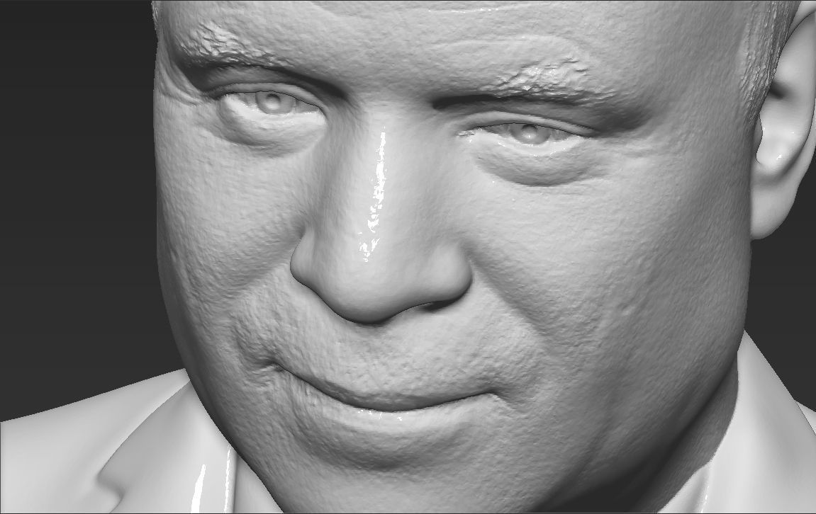 John McCain bust 3D printing ready stl obj formats 3D print model_23