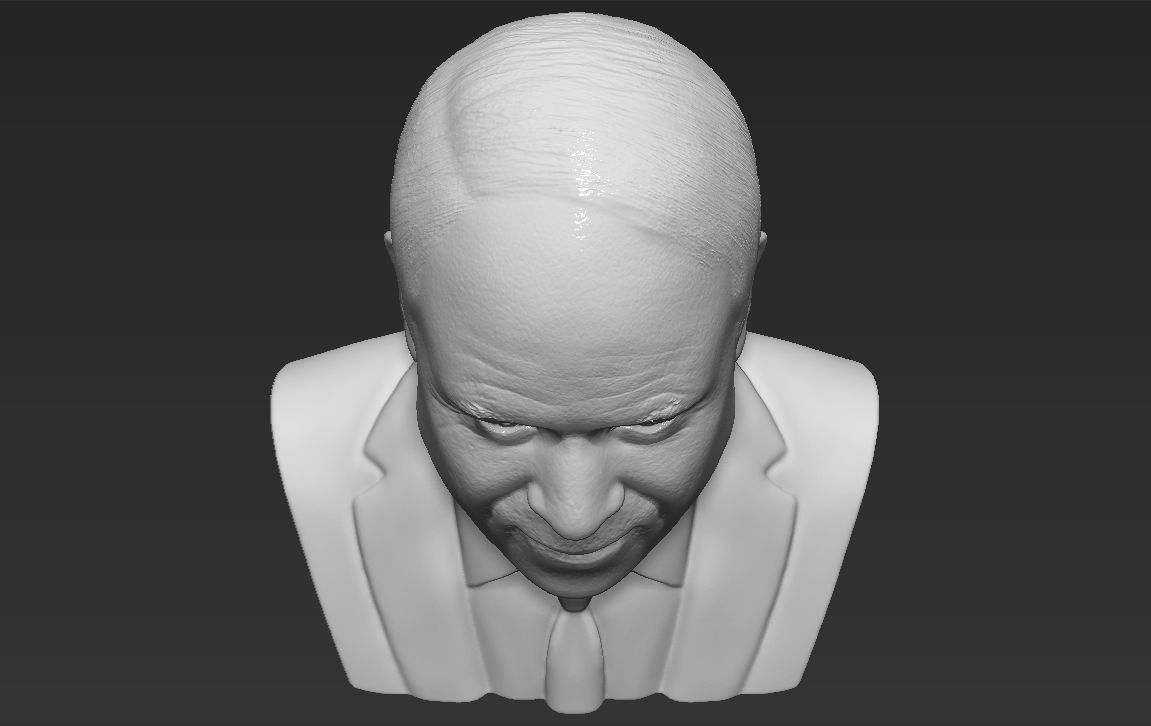 John McCain bust 3D printing ready stl obj formats 3D print model_19