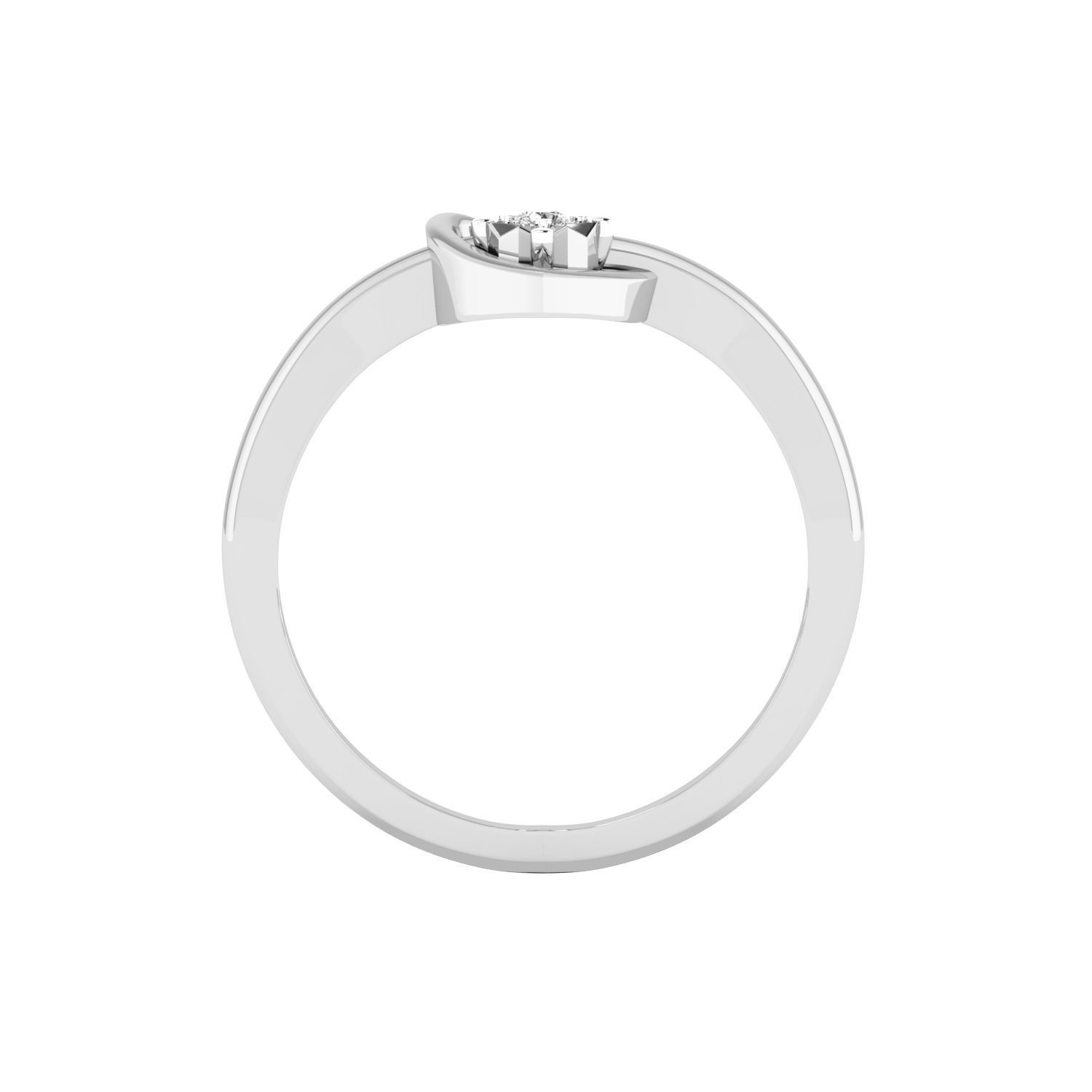 Women heart ring 3dm render 3D print model 3D print model_9