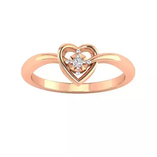 Women heart ring 3dm render 3D print model