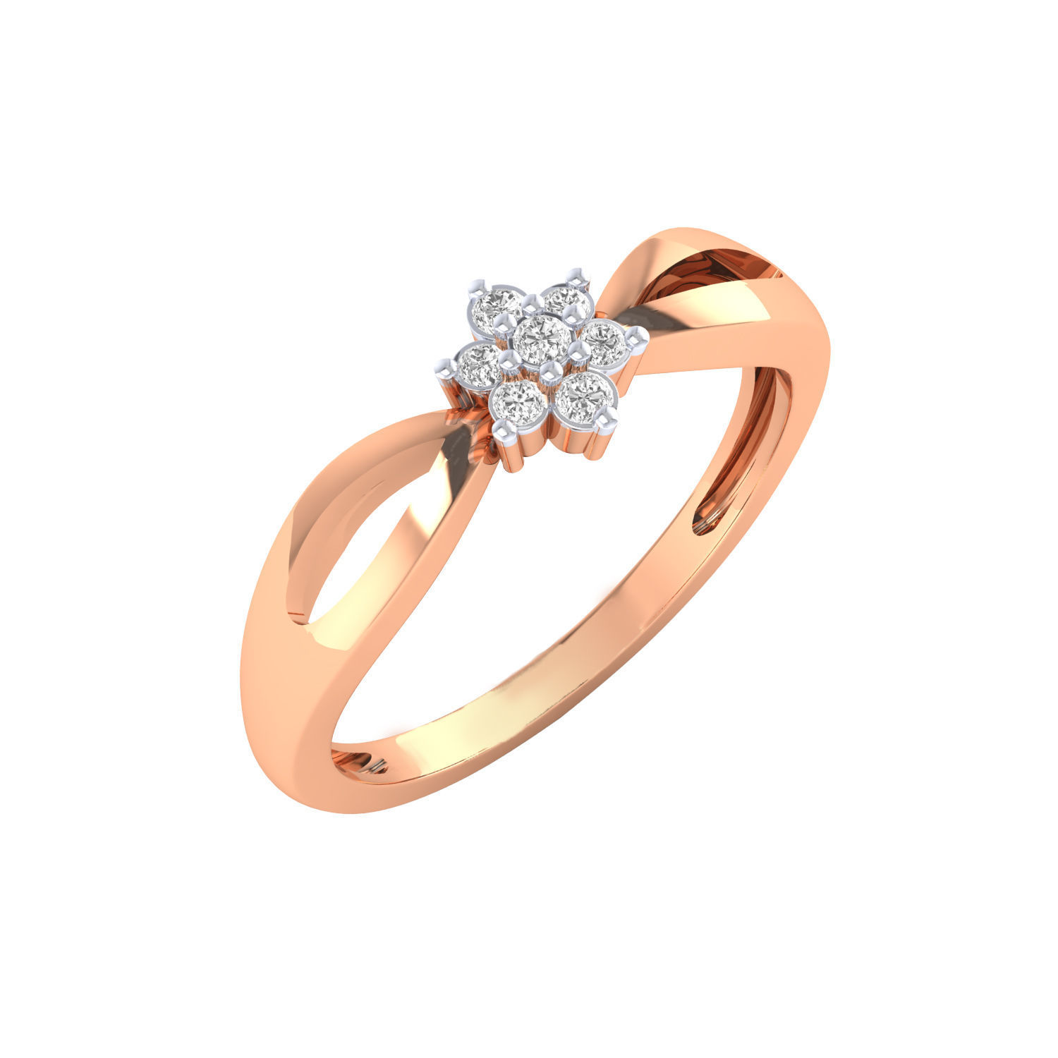 Women ring 3dm render 3D print model 3D print model_1