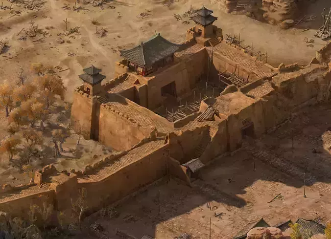 Ruins-Architecture-Historic Monuments-Yangguan