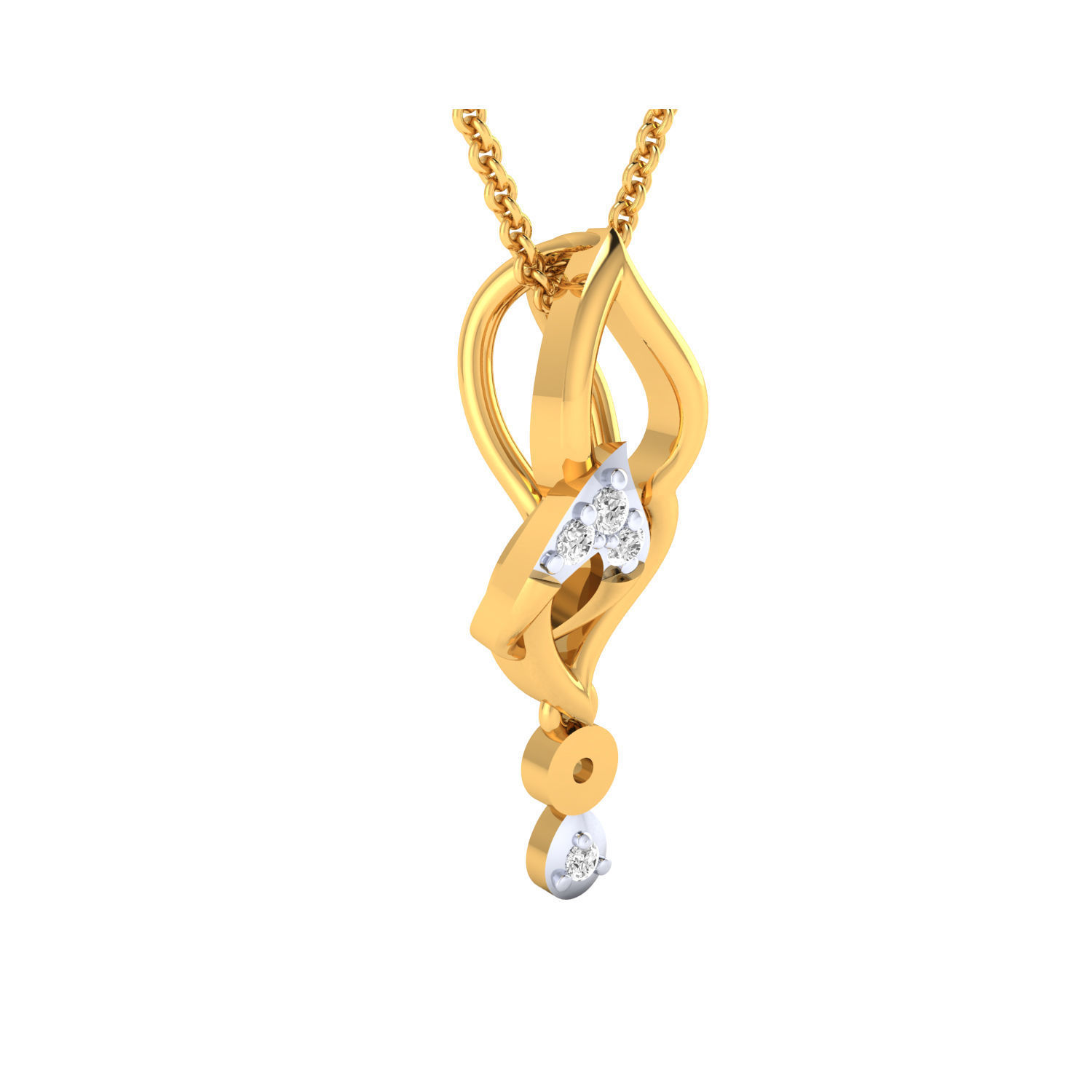 Women pendant 3dm render 3D print model 3D print model_3