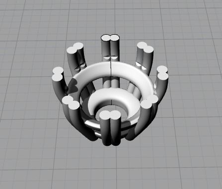 A package of solitaire ring heads engagement 8 prong printable 3D print model_7