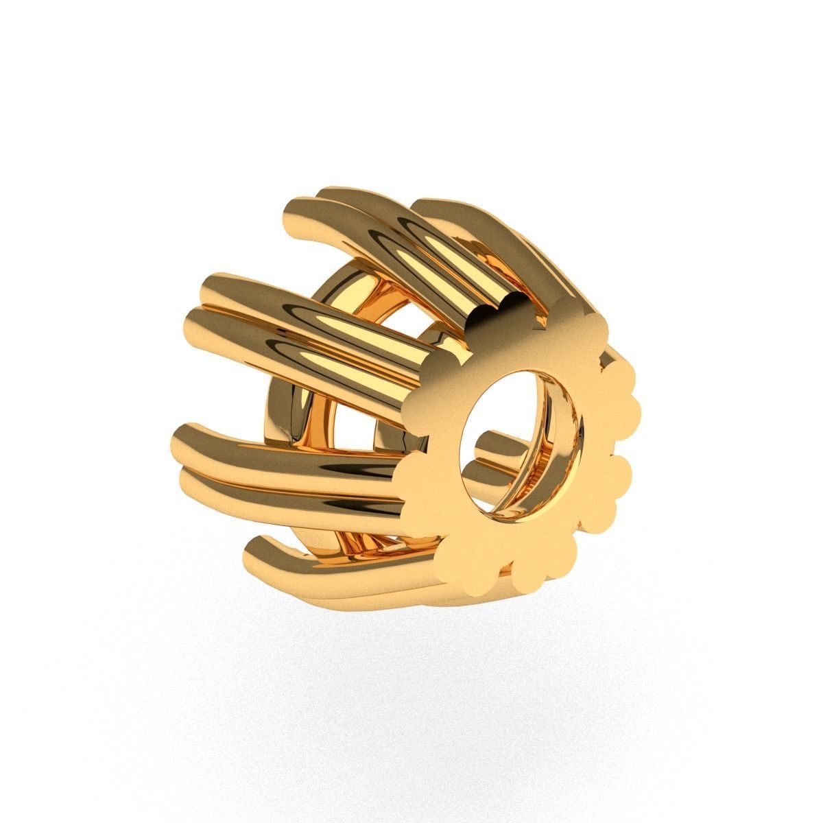 A package of solitaire ring heads engagement 8 prong printable 3D print model_3