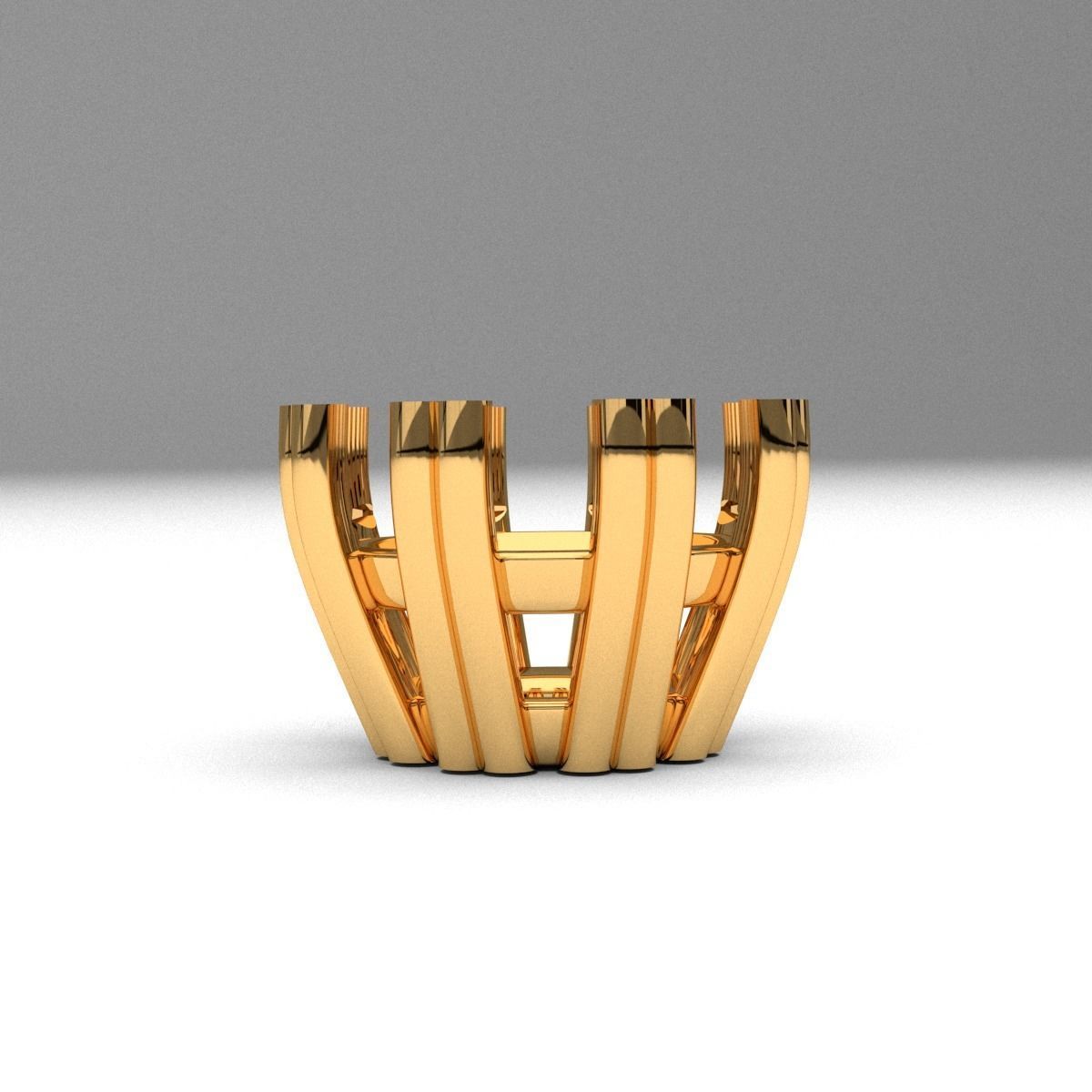 A package of solitaire ring heads engagement 8 prong printable 3D print model_4