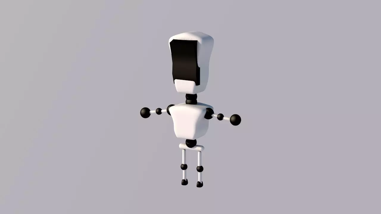 3D Robot Model humanoid 3D model