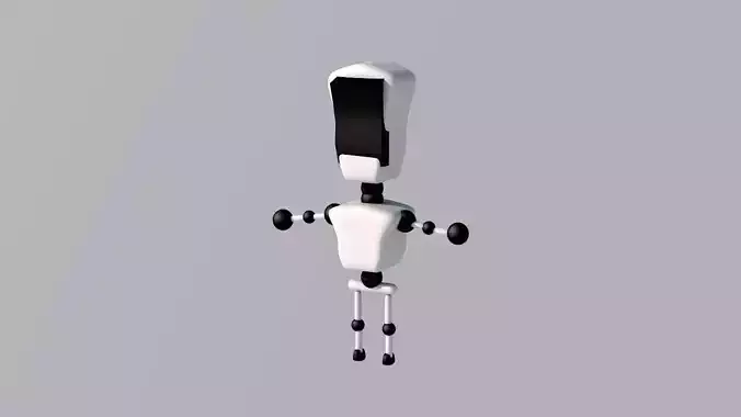 3D Robot Model humanoid