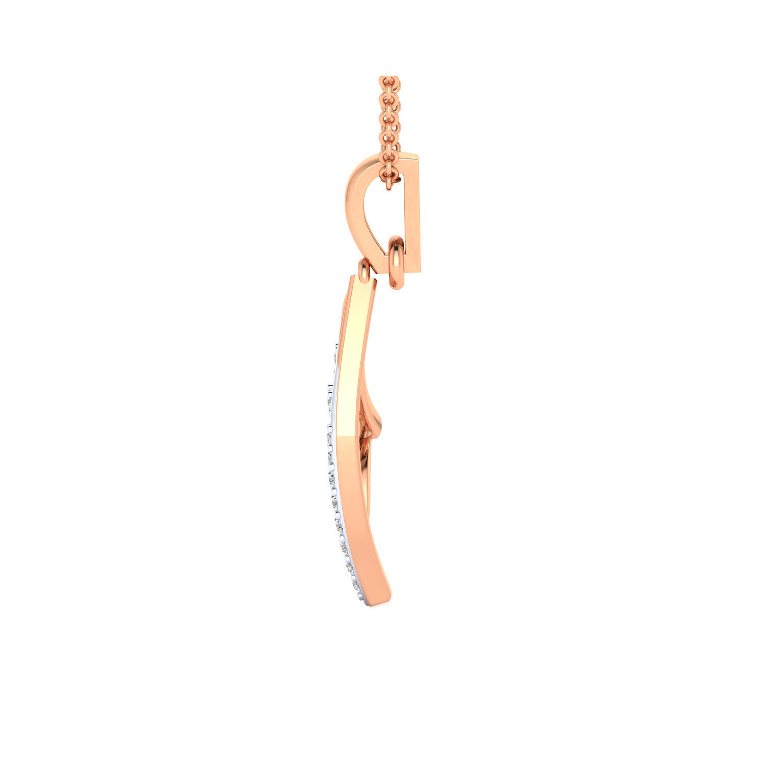 Women pendant 3dm render 3D print model 3D print model_5